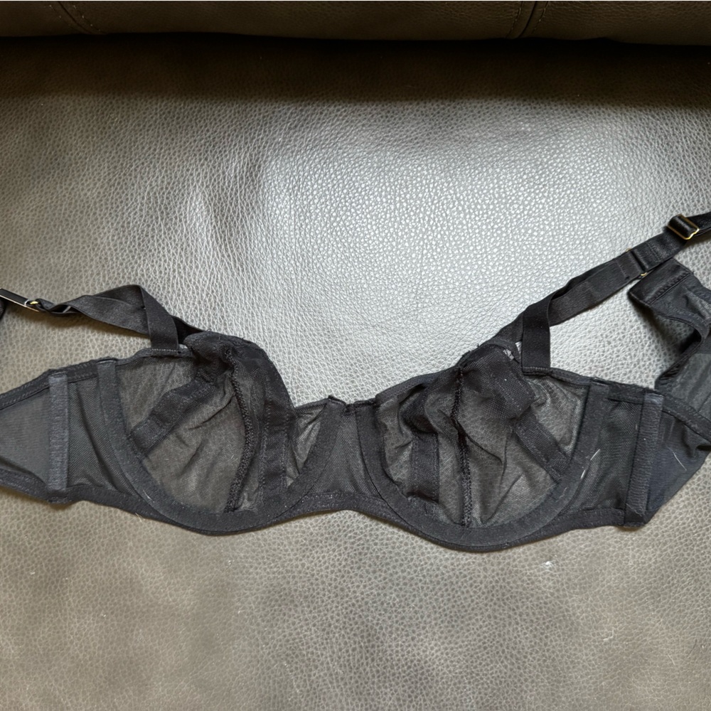 Victoria's Secret Black mesh bra